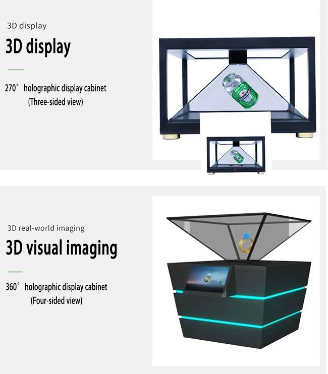 360° 3D Holographic Display Box FHD For Product Launches & Retail Showrooms