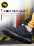 Sport Steel Toe Mens Work Boots , Breathable Labor Protection Shoes For Security