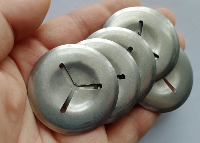 1-1/2" Galvanized Steel Insulation Speed Clips For Weld Studs
