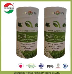 China tube packaging cardboard paper cylinder containers with Custom Printing wholesale