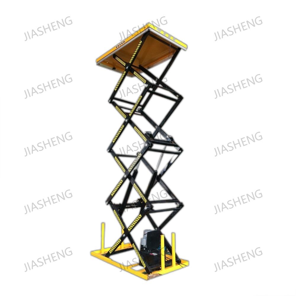 2000kg Electric Multi Scissor Heavy Duty Lift Table Max Height 4.2m Ladder Lift