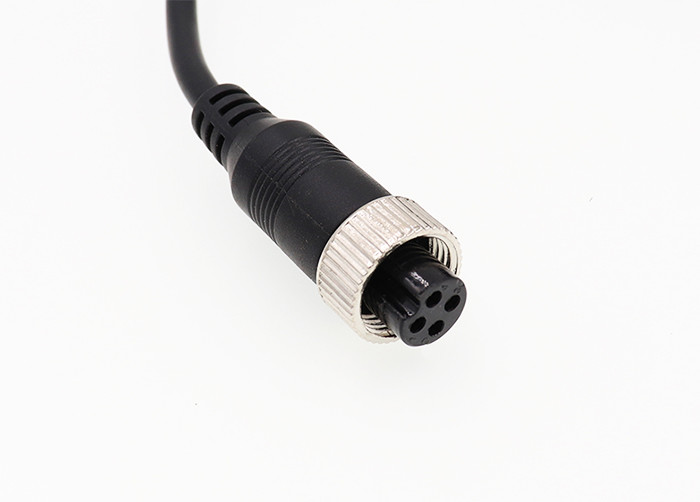 M12 Cable, M12 Circular Connector Male Coding 8-pin Male to Female Straight Plugs Molded with PVC