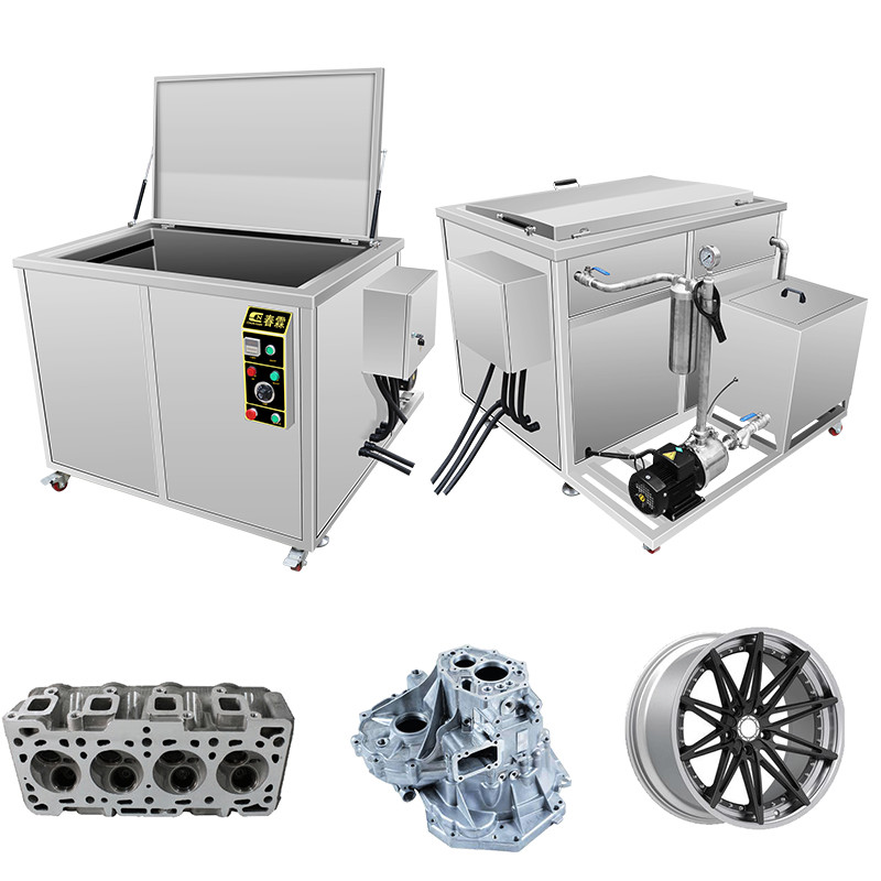 Engine Parts Industrial Ultrasonic Cleaner With Oil Filter System