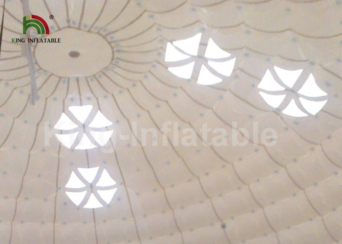 Commercial White Dome House Shape Airtight Tent For Part Event 1 Year Warranty