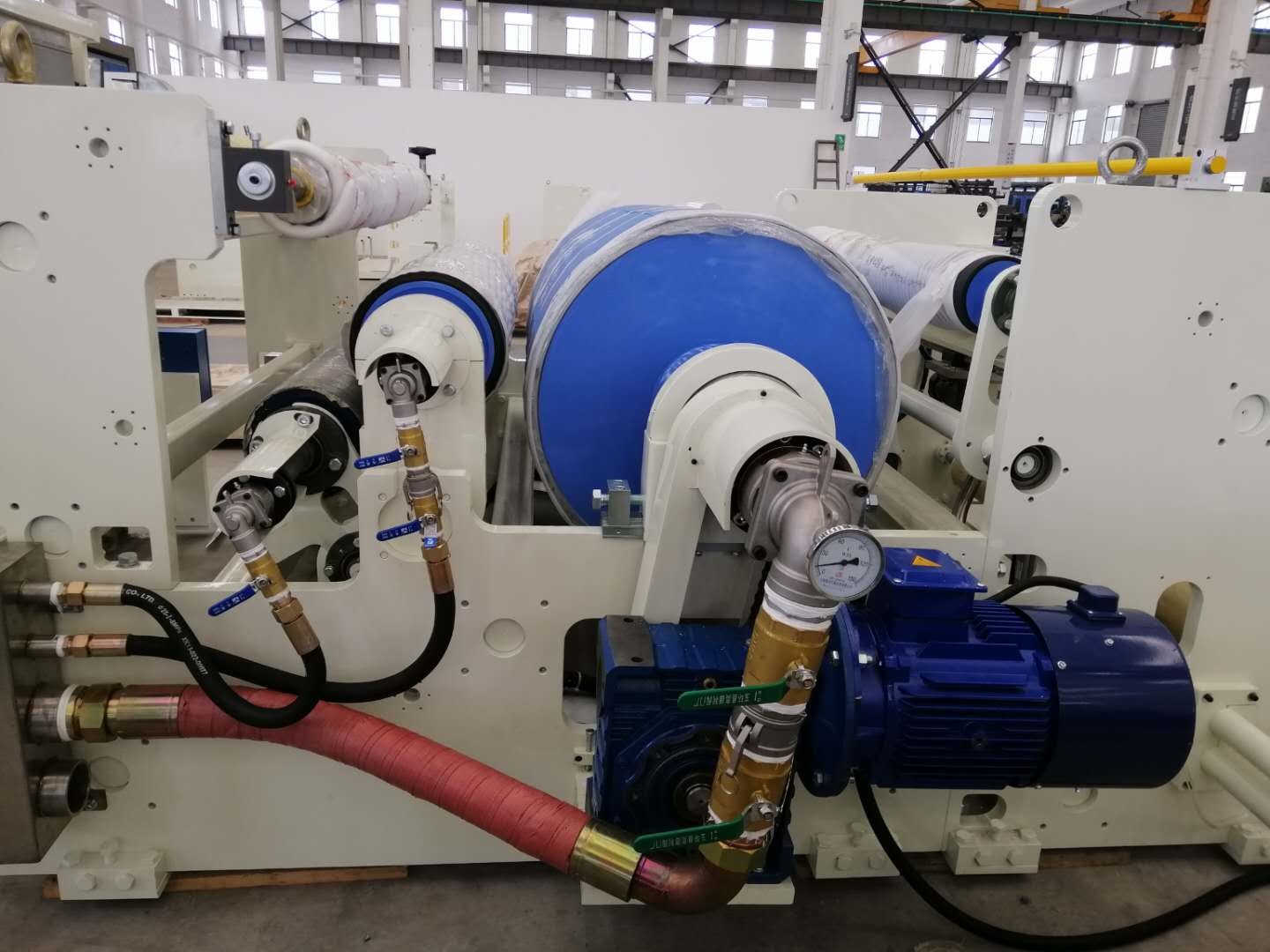 Cooling Roller Adhesive 300m min 1600mm Coating Lamination Machine