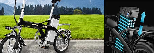Silver Fish Electric Bicycle Battery Pack 48V 10.4Ah 500-1000 Times Life