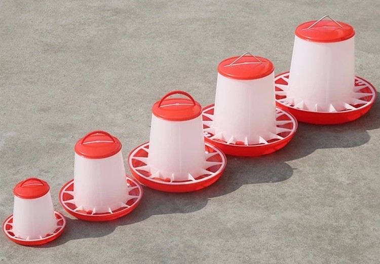 1.5kg Plastic Poultry Chicken Feeder And Drinker