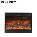 40'' 1020mm Insert Recessed Wall Electric Fireplace Fake Charcoal Decoration