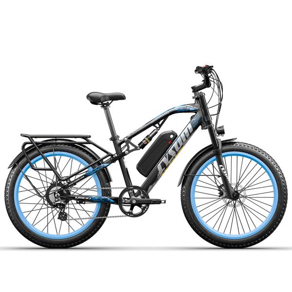 US EU STOCK 26 Inch Fat Tire Ebike 1000w 4 Tire 17Ah Big Lithium Battery All