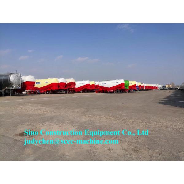 45cbm Heavy Duty Semi Trailers Bulk Cement Powder Tank Semi Trailer Vehicle