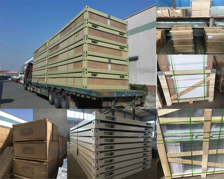 Flat track container mobile camp house living container house