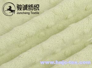 China Hot sell embossed minky sherpa velboa for home fabric wholesale