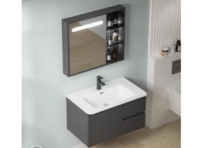 China IP44 Waterproof Bathroom Vanity Units , Hotel Wall Mounted Sink Vanity wholesale