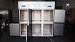 Commercial Stainless Steel Freezers Six Doors 48 Cu Ft
