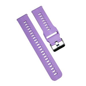 China Silicone Men'S 22mm Watch Band Strap Vertical Stripe Multicolor wholesale