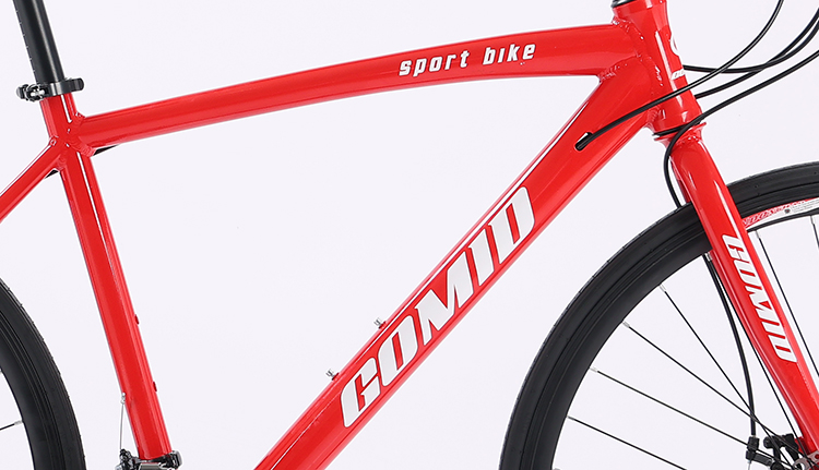 Aluminum Alloy Frame 700C Road Bike B2B Customization Racing City Bike with Carton Size 135*19*72cm