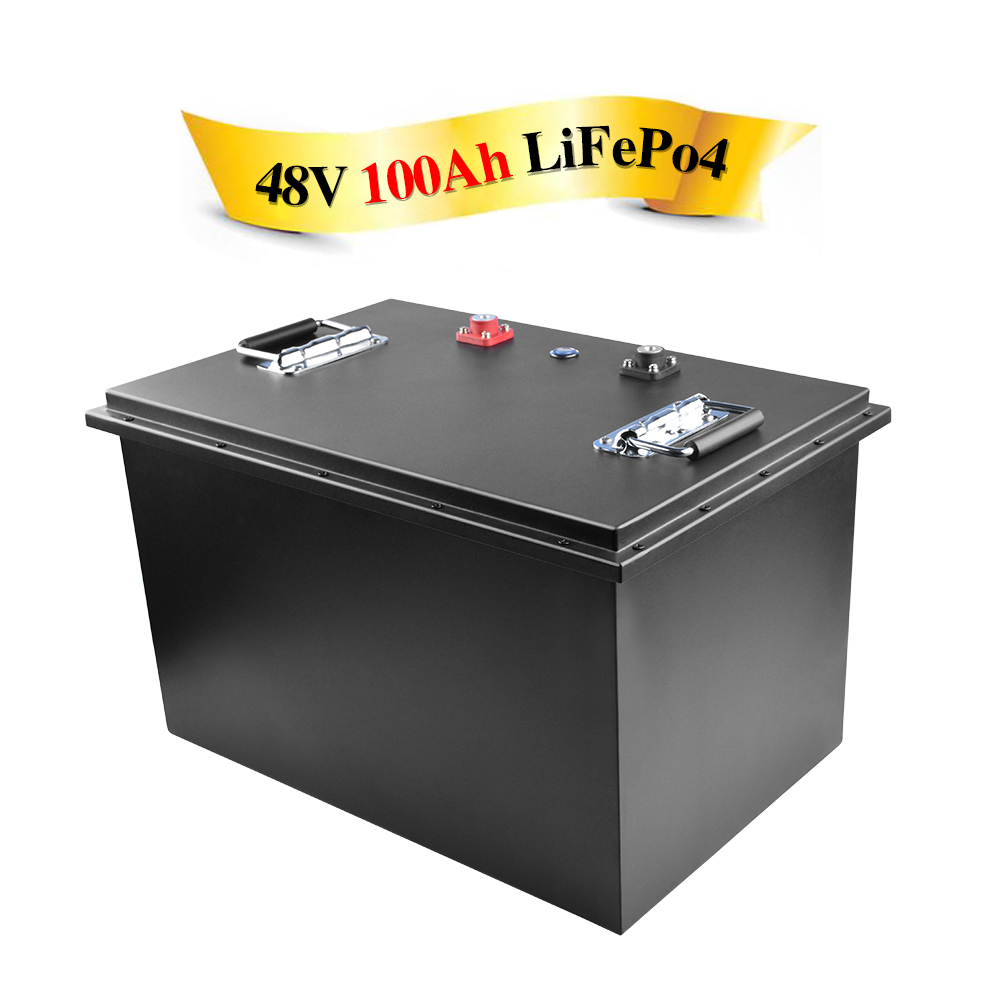 Rechargeable Waterproof Lifepo4 Battery Backup Pack Deep Cycle 48v 100ah