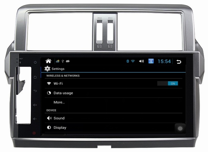 Ouchuangbo android 4.2 Toyota Prado 2014 audio DVD gps radio support canbus 4 core BT MP4 media player