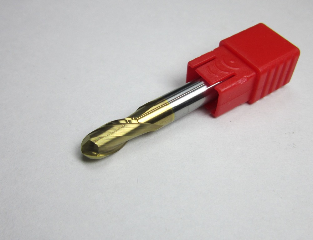 Tungsten Carbide Ball Nose End Mills CNC Machine Milling Cutter For Metalworking
