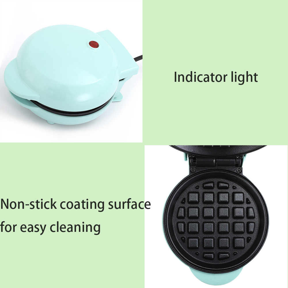 Electric Mini Waffle Maker Machine Non-stick Plates Personal Breakfast Waffle Maker