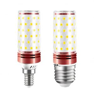 China E14 LED Corn Bulb Light Tricolor Dimming 12W / 16W Chandelier Candle Light Bulbs wholesale