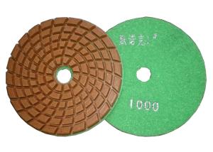 China Flexible 4 Inch Granite Marble Diamond Polishing Pads For Floor Machine wholesale