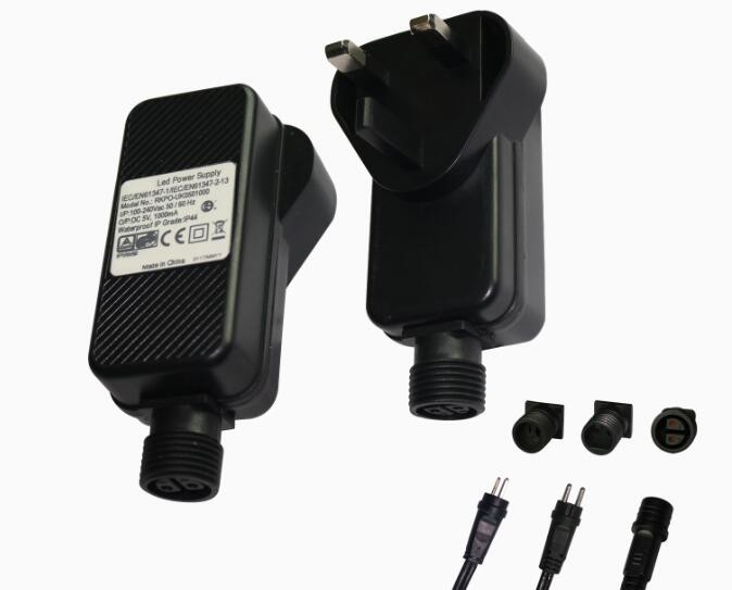 Desktop LED Power Adapter Waterproof For CCTV Camera / Light , 12 W Rated Power