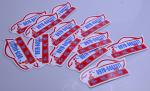 Customized waterproof promotional die cut white PVC vinyl stickers full color