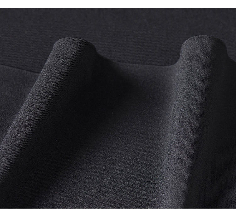 Striped Polyester/Cotton Casual Black Shirt for Men Slim Fit Long Sleeve Shirts