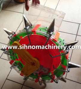 China 2016 hot sell hand seeder, manual garden planter wholesale