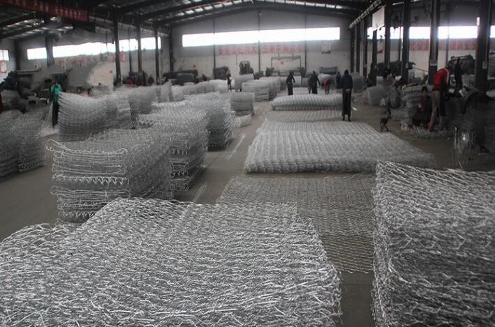 Galvanized Filled Gabion Baskets H2m Gabion Wire Mesh