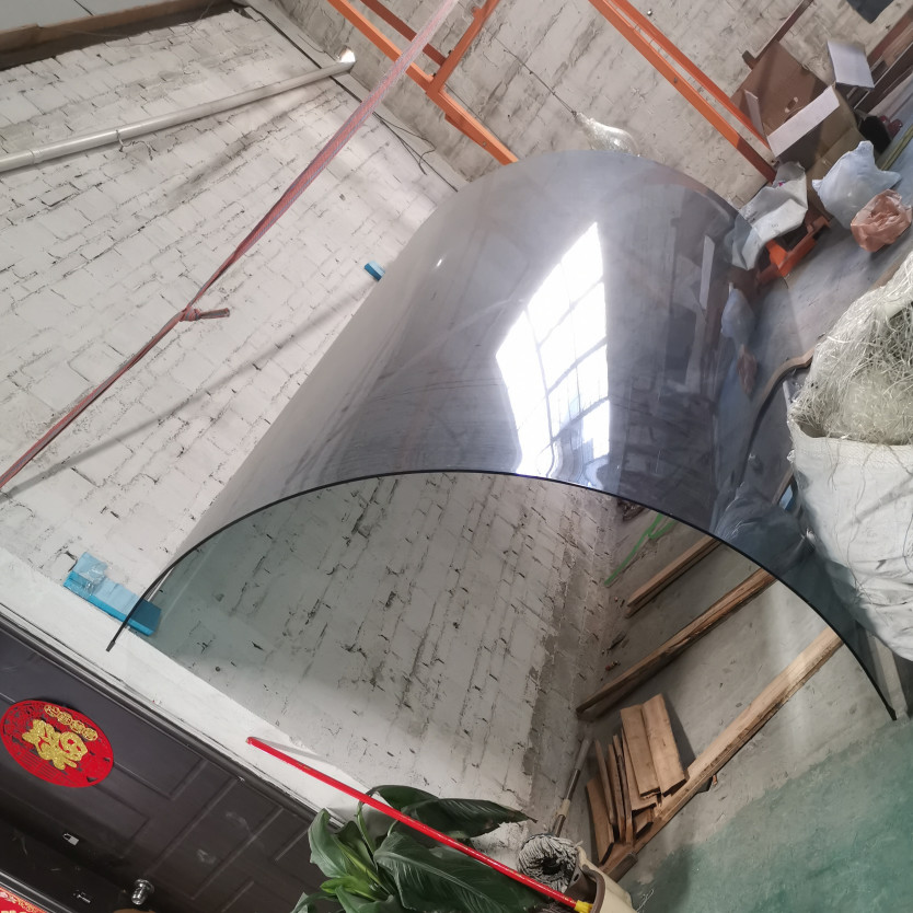 Commercial Sgp Laminated Glass Hot Bending For Pavilion Facade