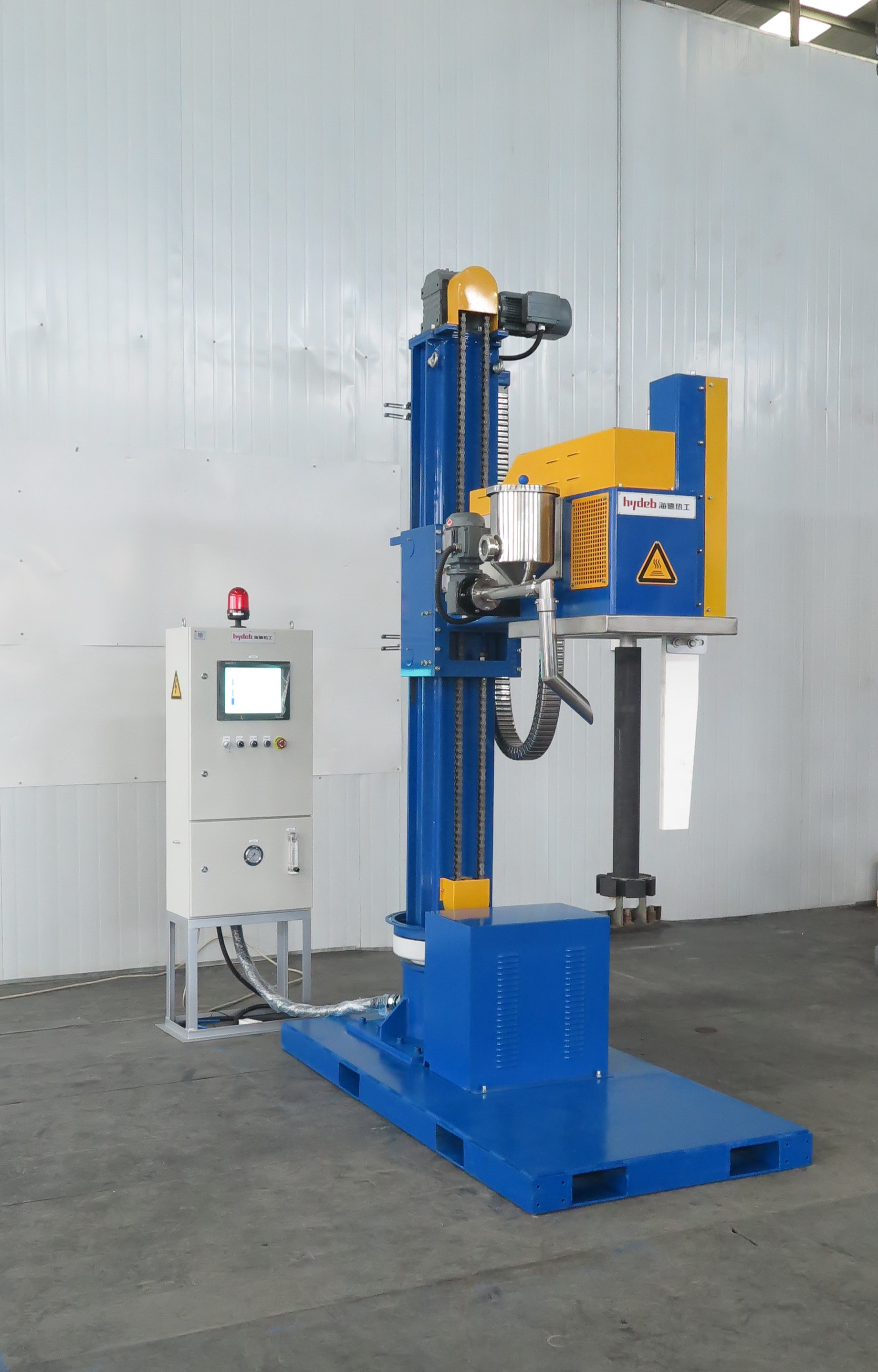 Gas Refining 60% Rotary Degassing Unit For Aluminium Transfer Ladle Degassing