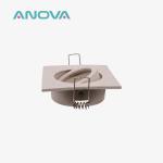 Bamboo Fiber Downlight Enclosure Square Recessed MR16 Downlight Housing