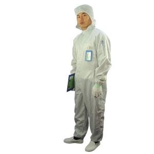China 2.5mm Grid 98% 99% Polyester Antistatic ESD Coverall wholesale