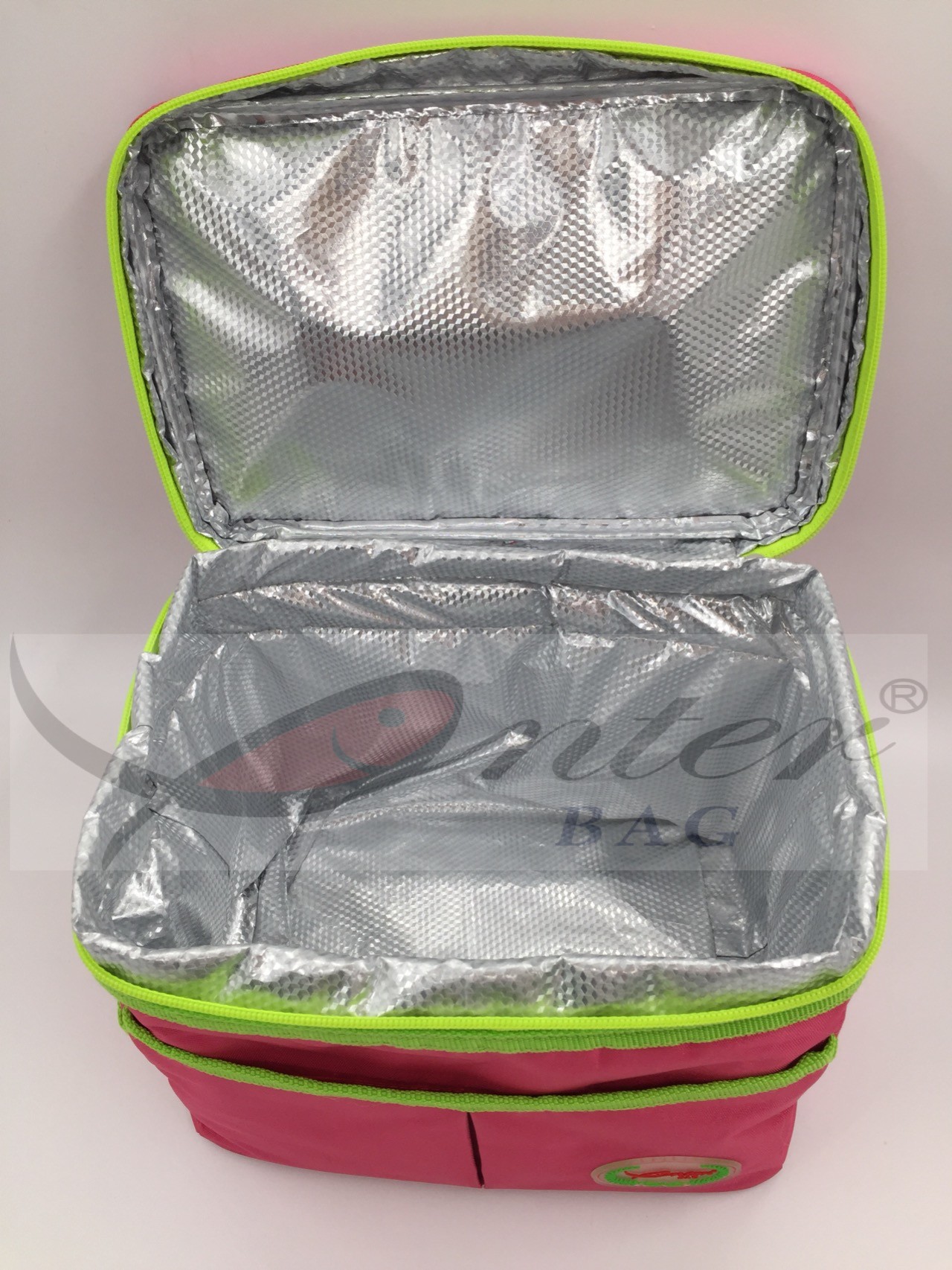 Portable Food Cooler Bag , Travel Insulated Freezer Bags 25X20.5X16.5 Cm Size