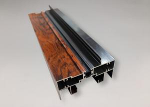 China Wood Imitated Thermal Break Aluminium Windows Profiles Oxidation Resistance wholesale