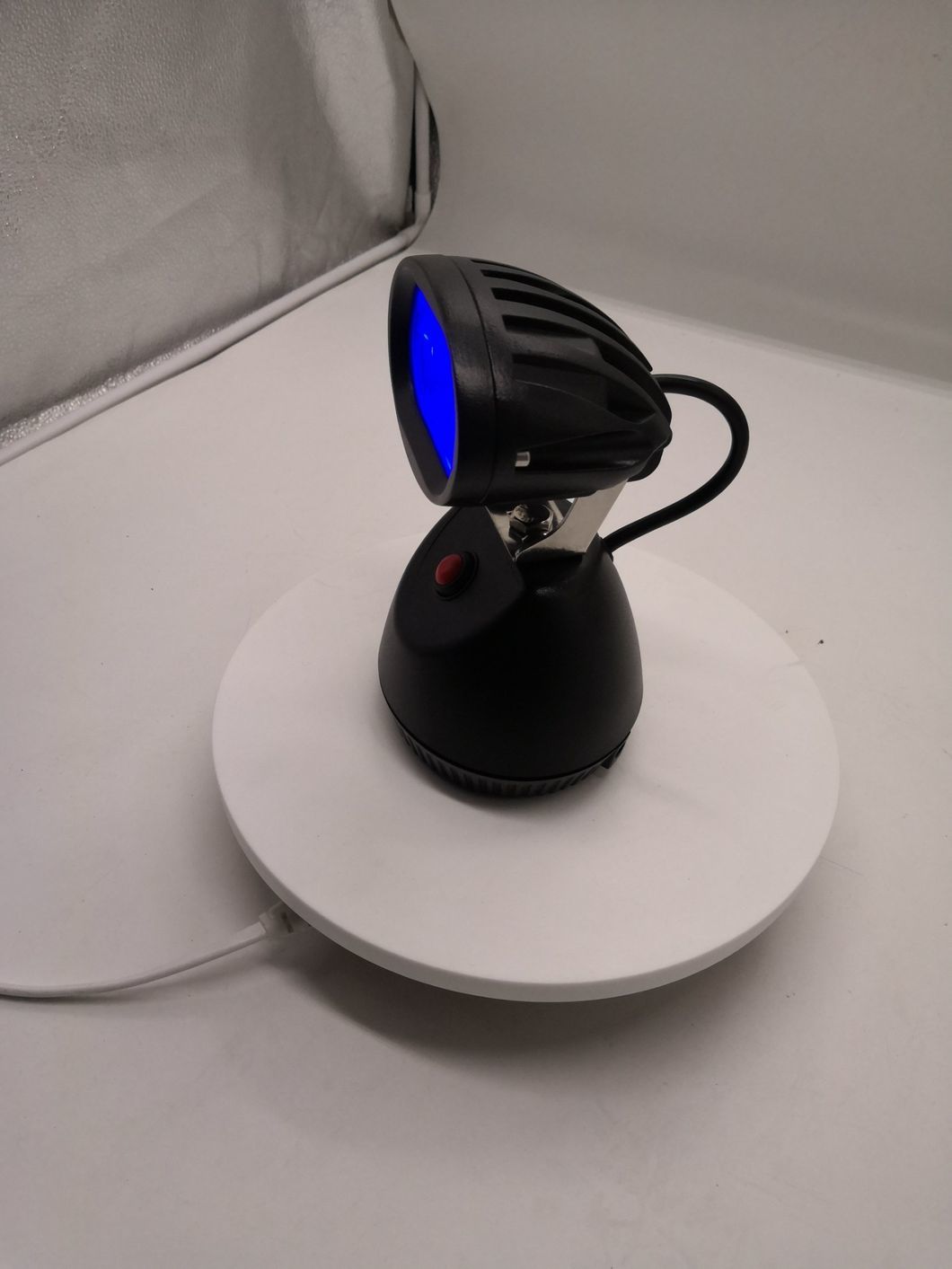 Rechargeable 10W LED Forklift Blue Spot Warning Light Factory