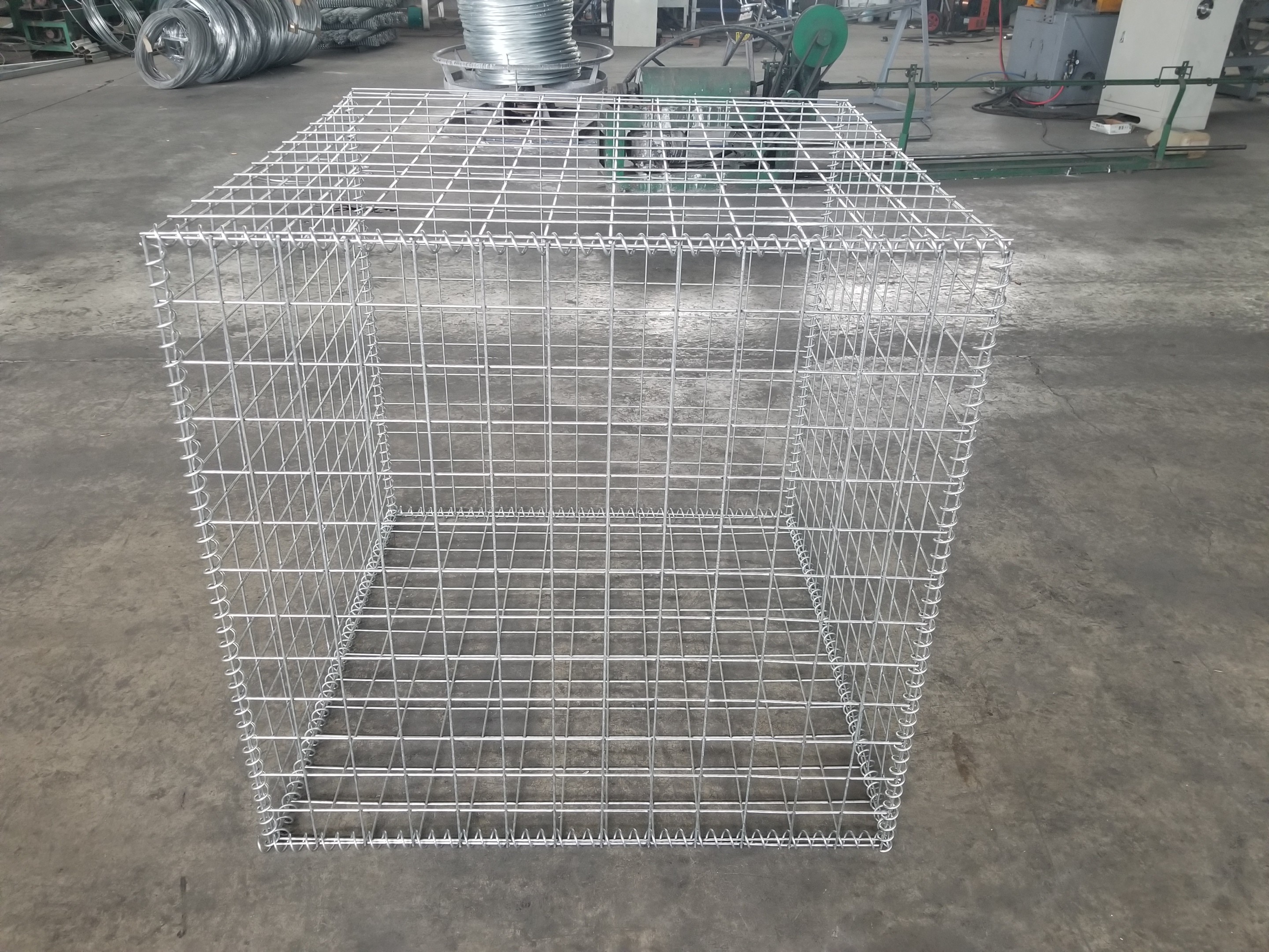 Welded Galfan Gabion Baskets Square Hole For Coastal Erosion Protection