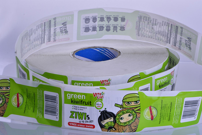 Custom printing self adhesive waterproof food drink juice bottle packaging sticker labels