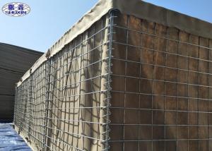 China Fabric Lined Military Gabion Box , Gabion Baskets Retaining Wall wholesale
