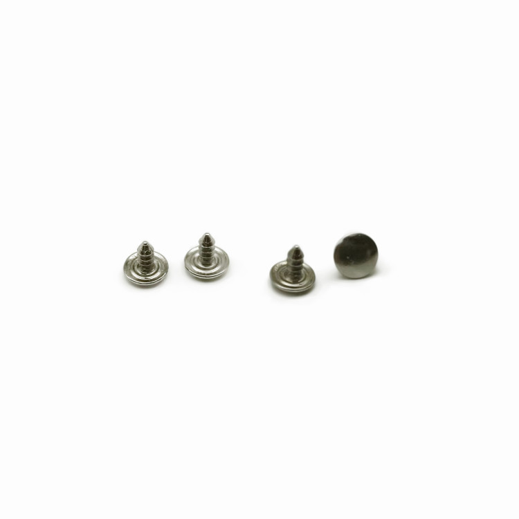 Lamp Holder Inverted Studs Weld-Free Lamp Holder Rivets Bulb Head Rivets Copper Nickel-Plated LED Lamp Holder Rivets