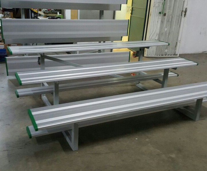 Multi Layers Small Movable Portable Outdoor Bleachers High Strength