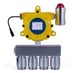 1000m Distance Led Multichannels Fixed Gas Monitor