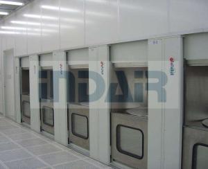 China On Floor Stainless Steel Pass Box , Air Shower Pass Box 920 x 850 x 1580 mm wholesale