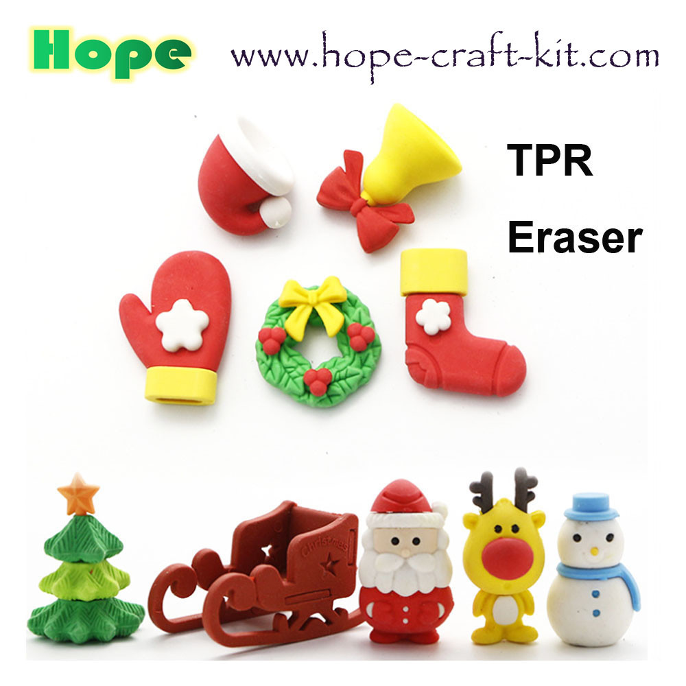 OEM ODM TPR PVC Erasers Kids Stationery supplies 3D Animal, Food, Plant, Vegetables, Fruits disassembled and assembl