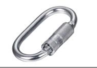 China 30KN High Quality Cold Formed Steel Self-Locking Carabiner isure marine wholesale
