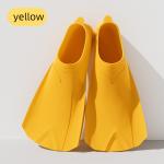 Full Silicone Short Spearfishing Flippers Freediving Fins For Kids Adults