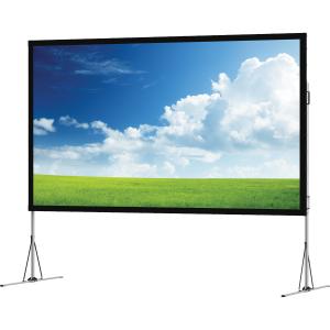 China Rear Portable Fast Fold Projection Screen Aluminum Housing Indoor / Outdoor wholesale
