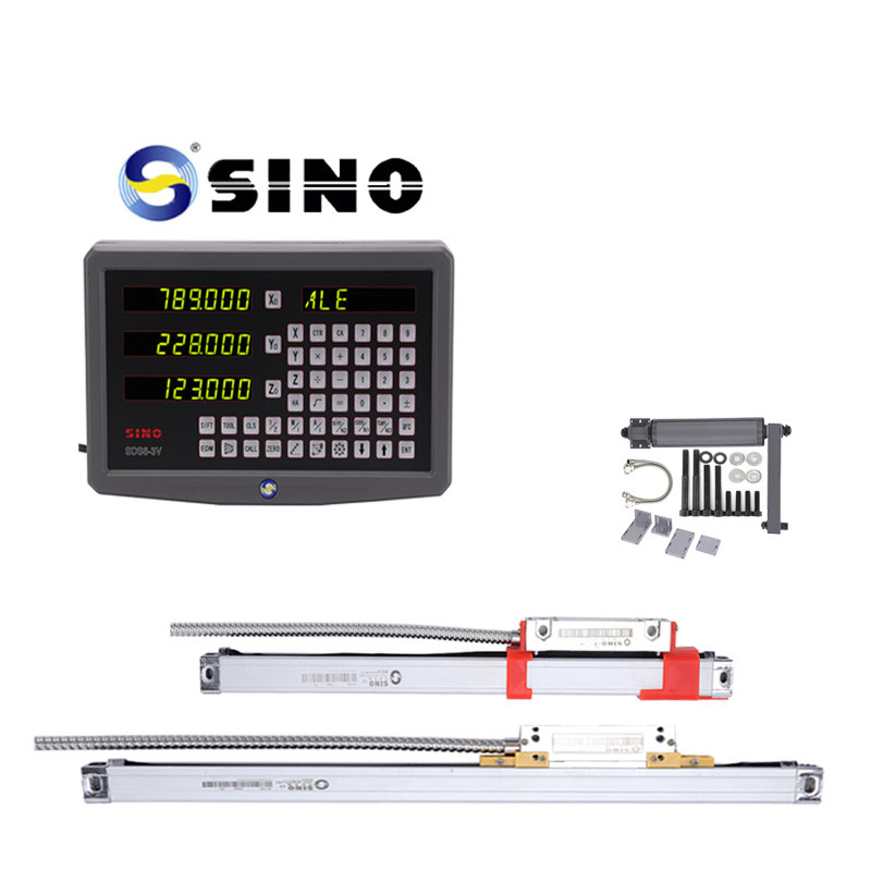 SINO 3 Axis SDS6-3VA DRO Display TTL With Linear Encoder Scale A Series Of KA For lathe Milling CNC Boring Machine